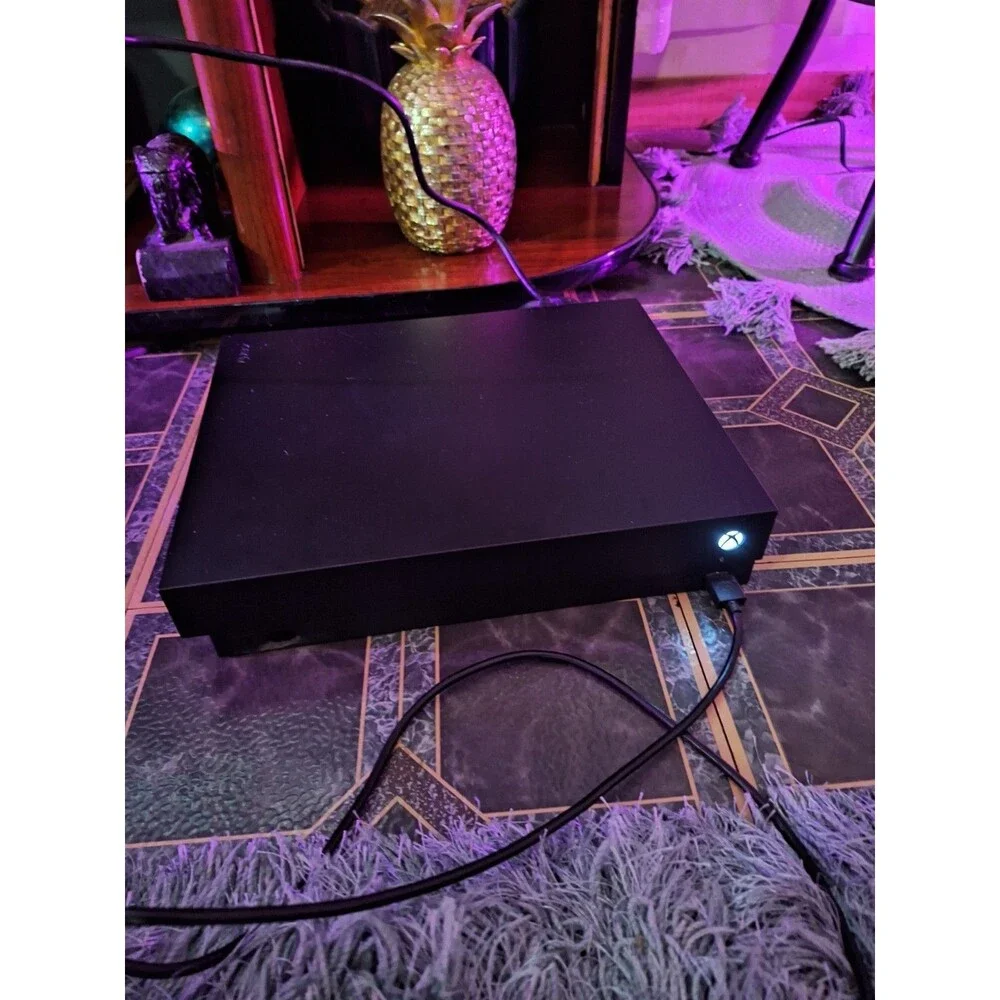 Microsoft Xbox One X Console 1TB 1787 BUNDLE 2 Controllers, Power Cords, 5 Games